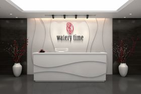 前台背景形象墙图贴LOGO可替