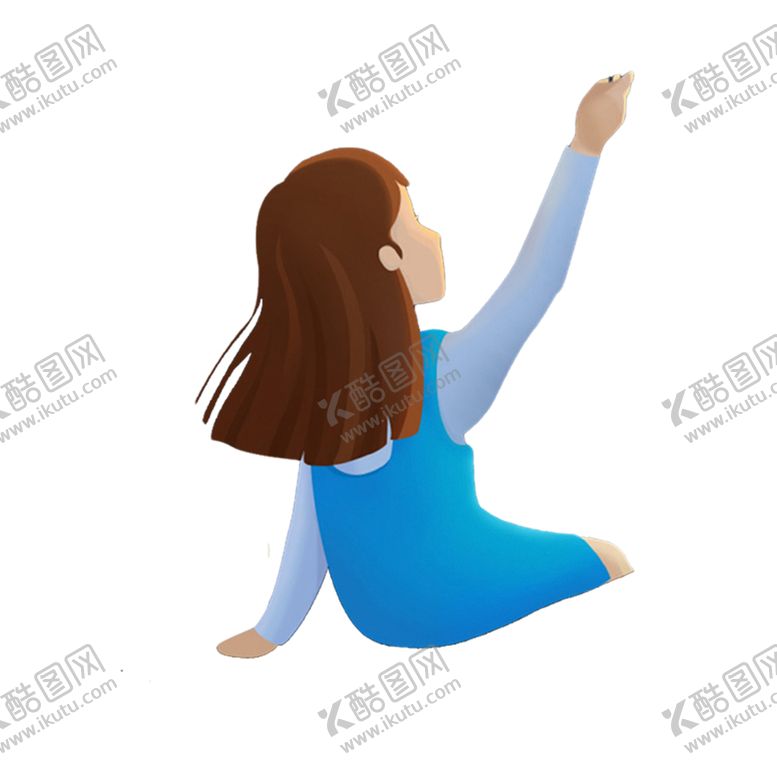 编号：69496106291420415561【酷图网】源文件下载-水彩手绘女孩