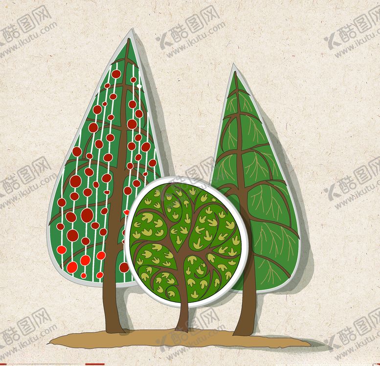 编号：45481309292208344147【酷图网】源文件下载-矢量动物矢量植物插画手绘