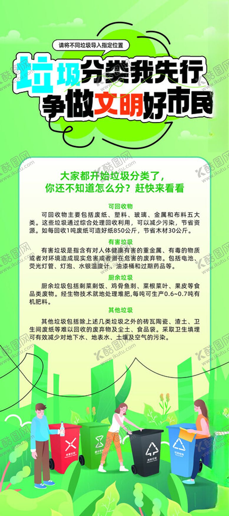 编号：38033211021023302066【酷图网】源文件下载-垃圾分类
