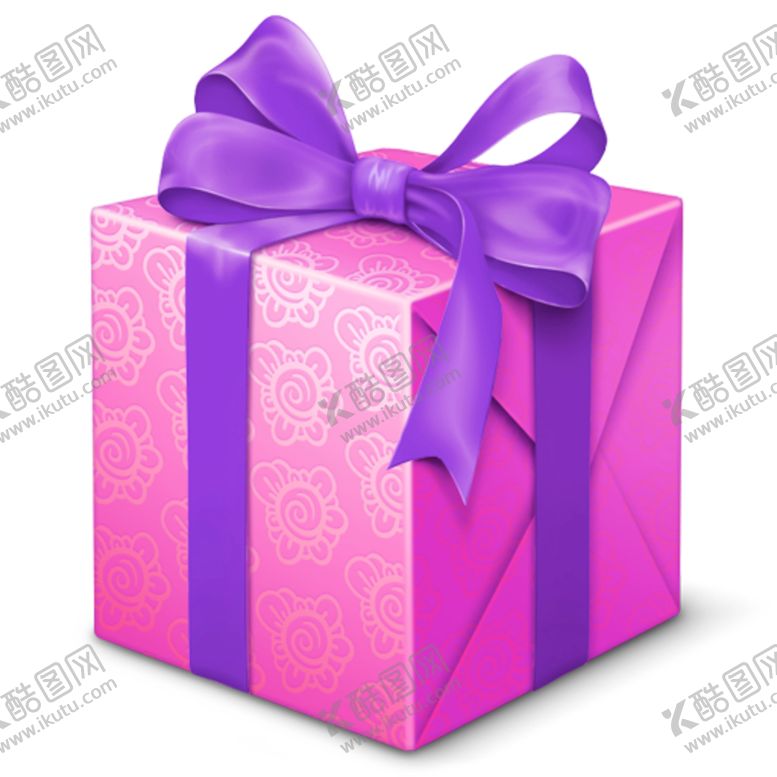 编号：92917805031439354466【酷图网】源文件下载-紫粉色礼盒