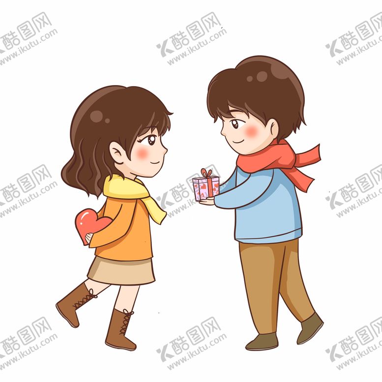 编号：98078611111331505296【酷图网】源文件下载-情人节送礼物