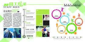 企业文化公司墙风采墙背景