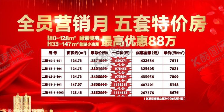 编号：39338907131343466257【酷图网】源文件下载-特价房