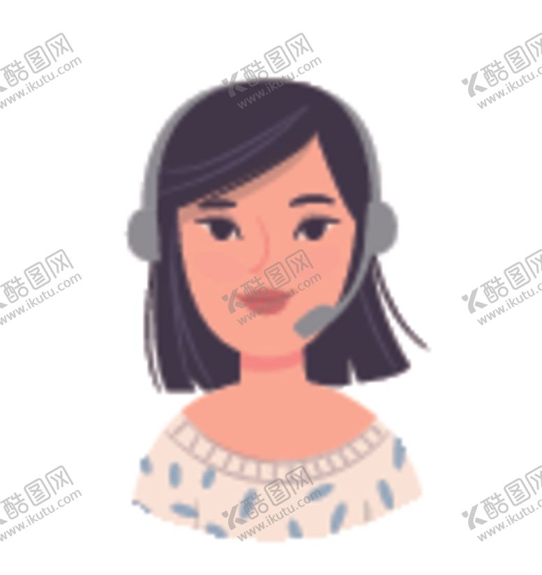 编号：81687409251351262481【酷图网】源文件下载-女客服