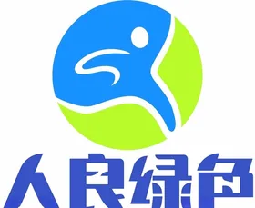 绿色活泼青春logo设计