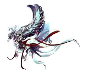 黑白鸟笔刷