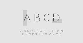 创意英文字体设计