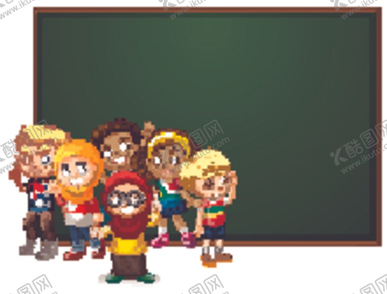 编号：77060809131153539659【酷图网】源文件下载-卡通学生