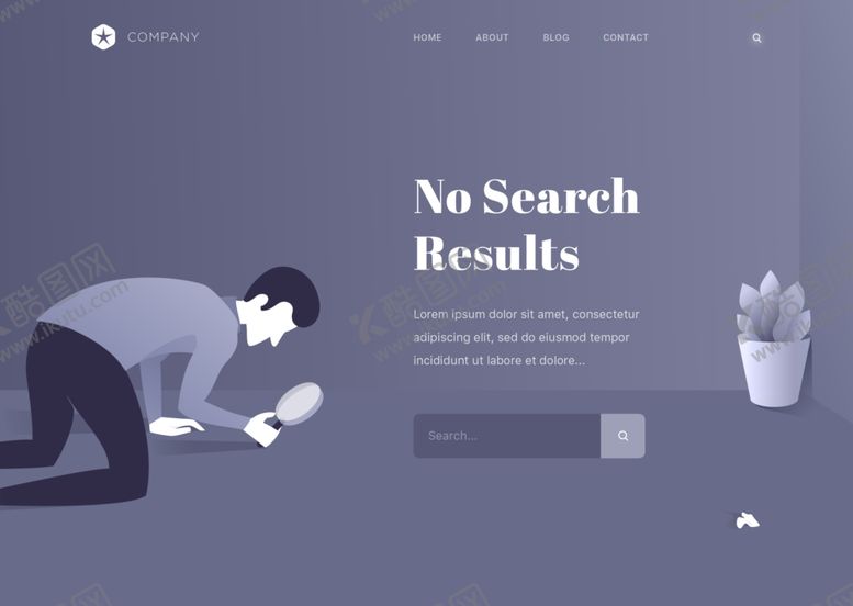 编号：43224609292311028453【酷图网】源文件下载-404界面