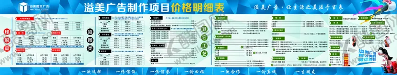 编号：38524909232205147435【酷图网】源文件下载-广告价目表