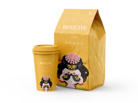 咖啡铁罐样机