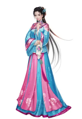 仙侠人物角色设定美女游戏cg