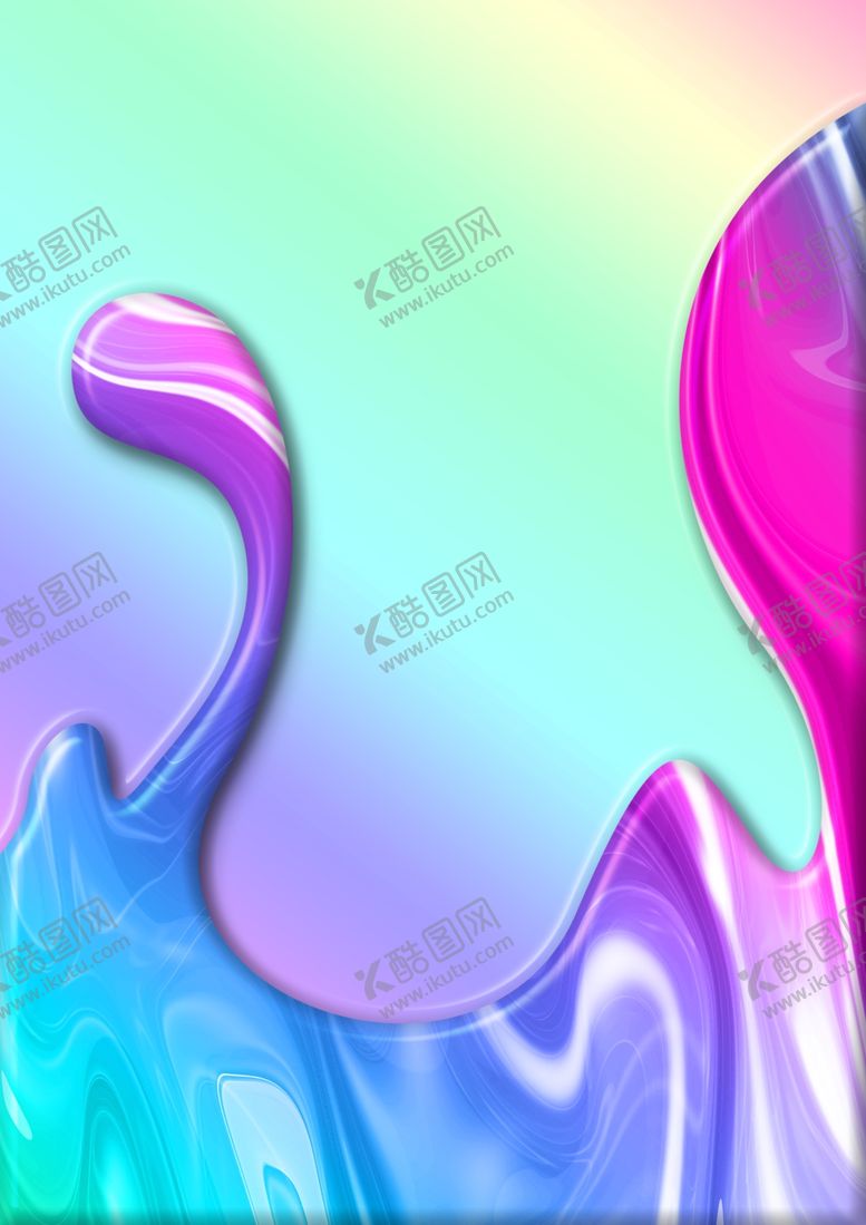 编号：43253810090119473721【酷图网】源文件下载-液态流体科技感背景