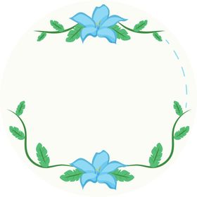 花朵标签免抠图