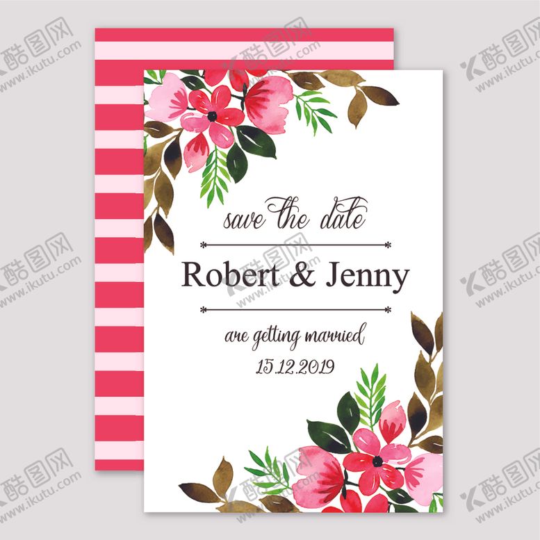 编号：23984809181132258415【酷图网】源文件下载-水彩花卉