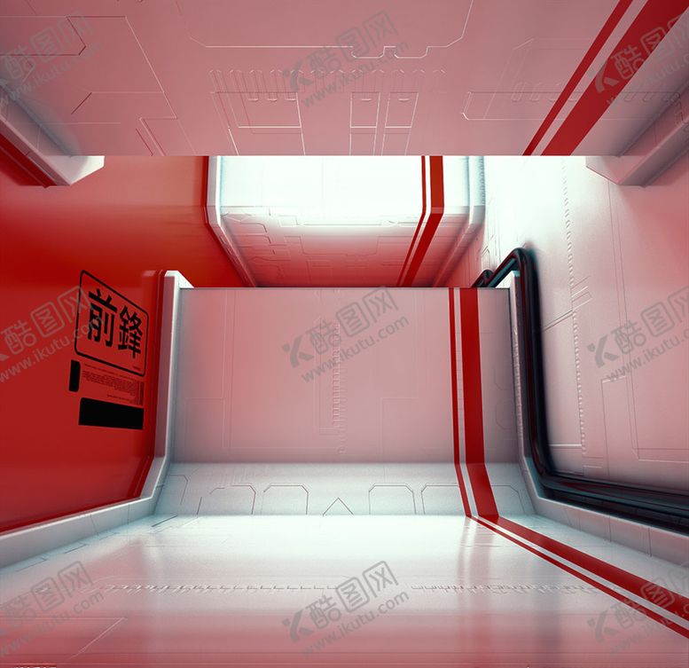 编号：12666705071453053631【酷图网】源文件下载-C4D模型空间场景背景地下