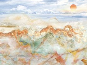 大理石抽象山水背景