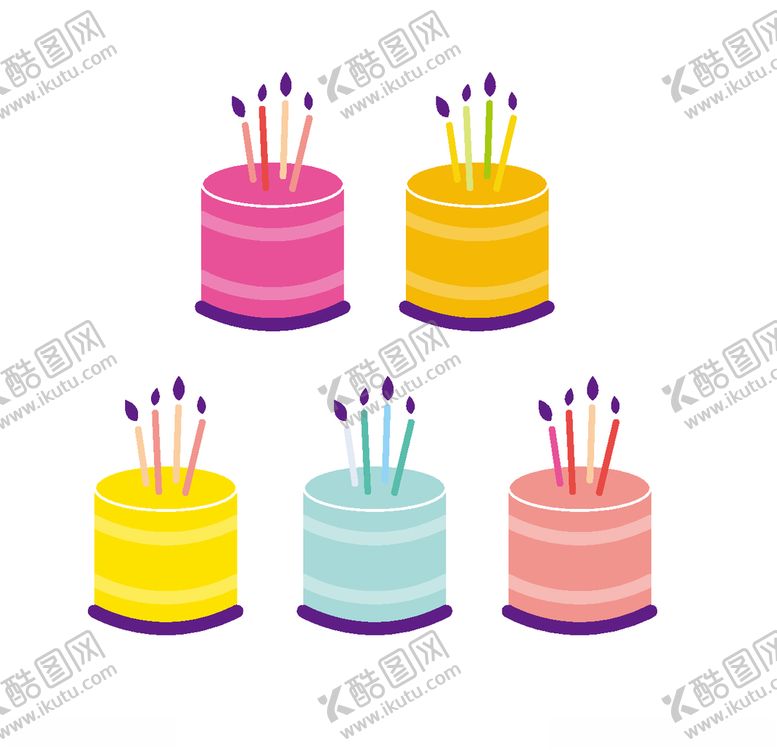 编号：99105709161151154581【酷图网】源文件下载-生日蛋糕