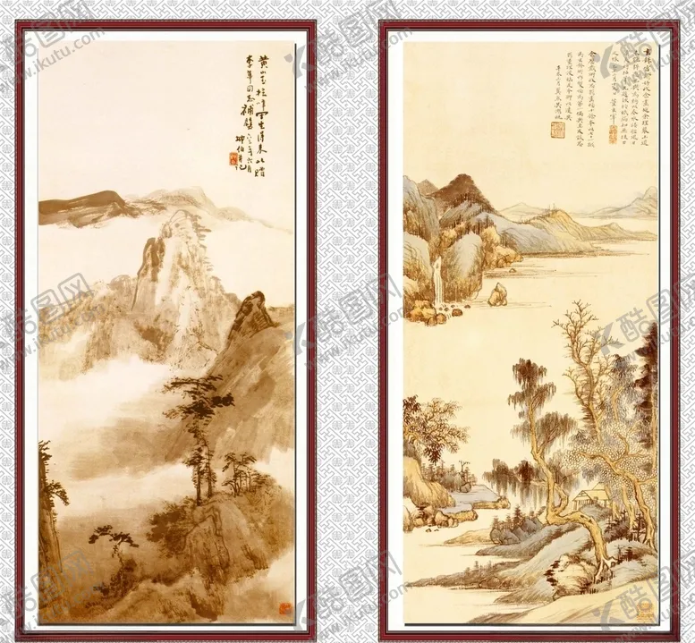 编号：42714006242313424948【酷图网】源文件下载-山水画