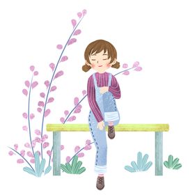 插画女孩