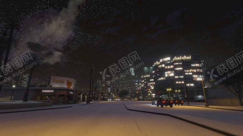 编号：31824704200543253242【酷图网】源文件下载-彩色城市夜景插画背景