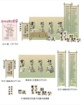 中药把脉摊位堆头美陈