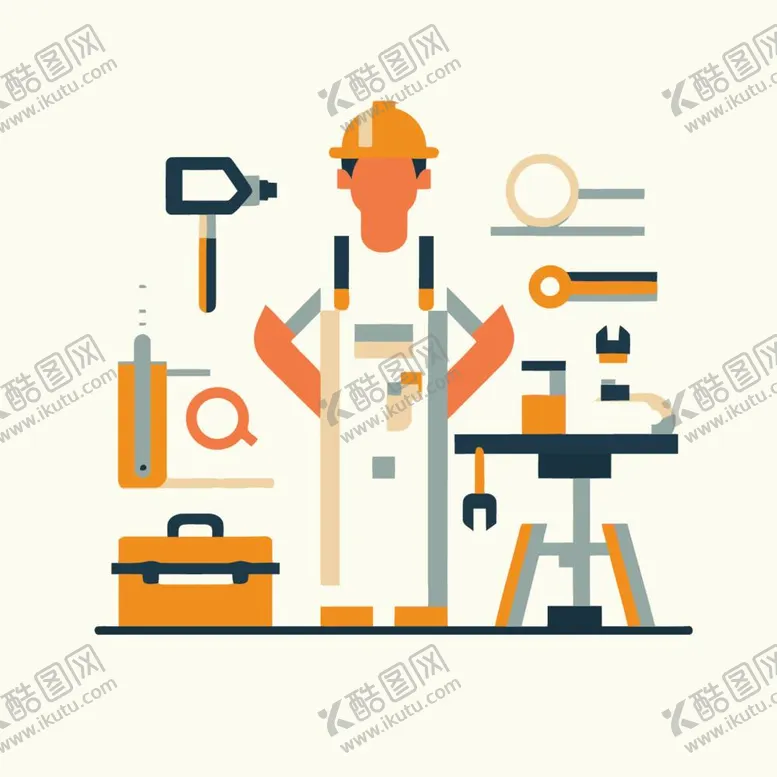 编号：30695012061600175677【酷图网】源文件下载-卡通工程设计矢量
