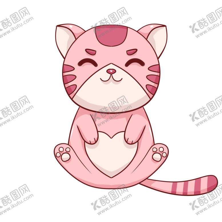 编号：89973804200500247334【酷图网】源文件下载-可爱猫咪插画
