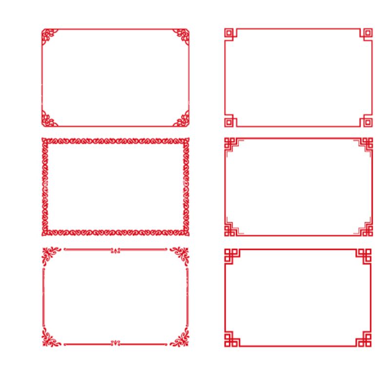 编号：07435809240458290497【酷图网】源文件下载-边框 