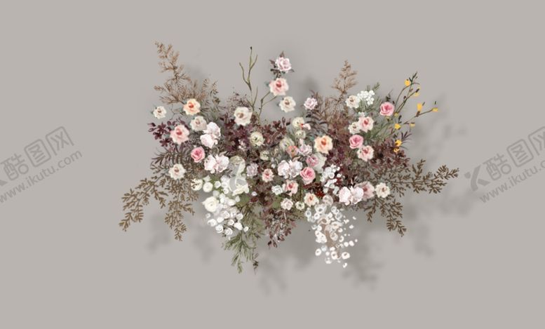 编号：85850009160714281388【酷图网】源文件下载-婚礼花艺手绘