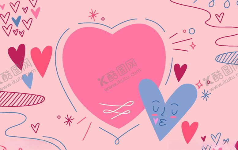 编号：21651210031236383583【酷图网】源文件下载-爱心背景