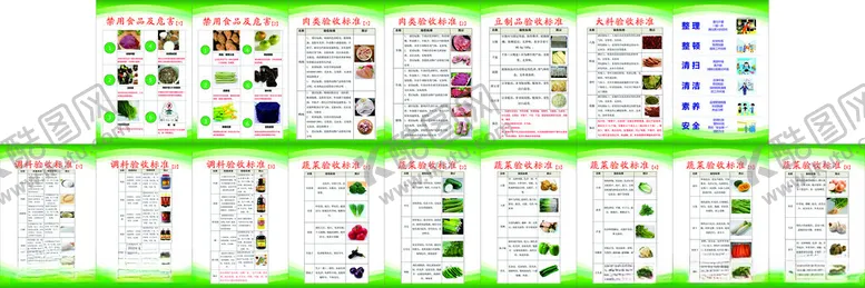 编号：32711612221636445635【酷图网】源文件下载-食品及调料验收标准