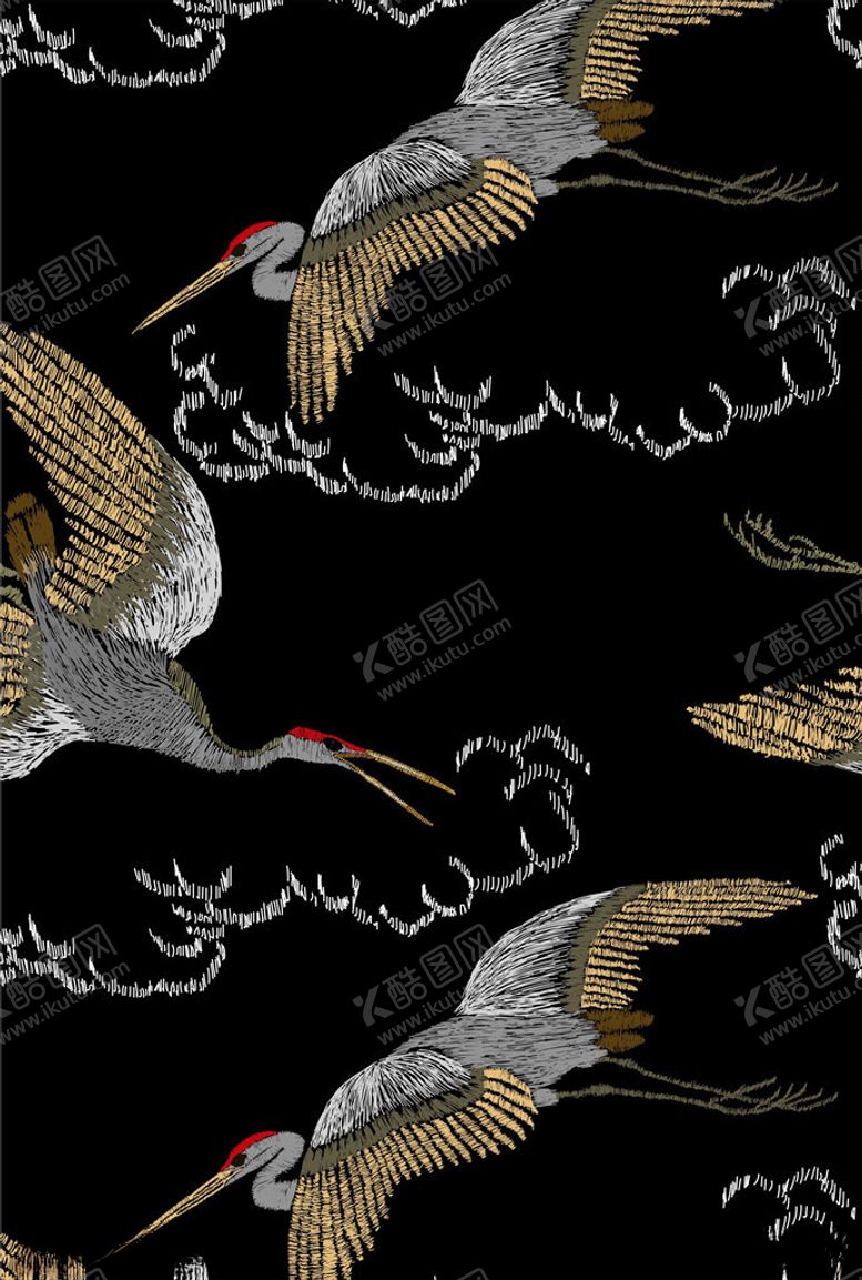 编号：87562409160000445973【酷图网】源文件下载-卡通花型壁纸印花设计