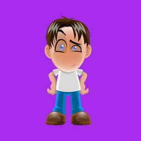 手绘男人男孩动画卡通卡通动画