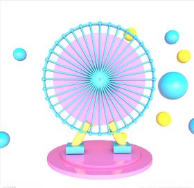 摩天轮C4D
