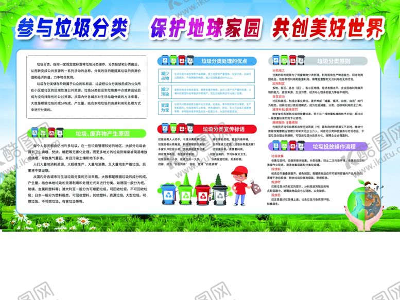 编号：59036310300630591132【酷图网】源文件下载-垃圾分类