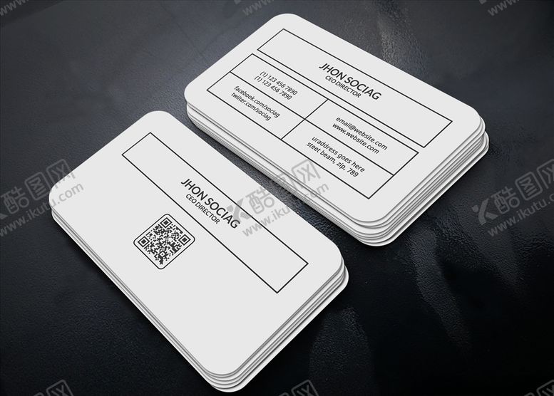 编号：63849409290736511926【酷图网】源文件下载-简约商务名片