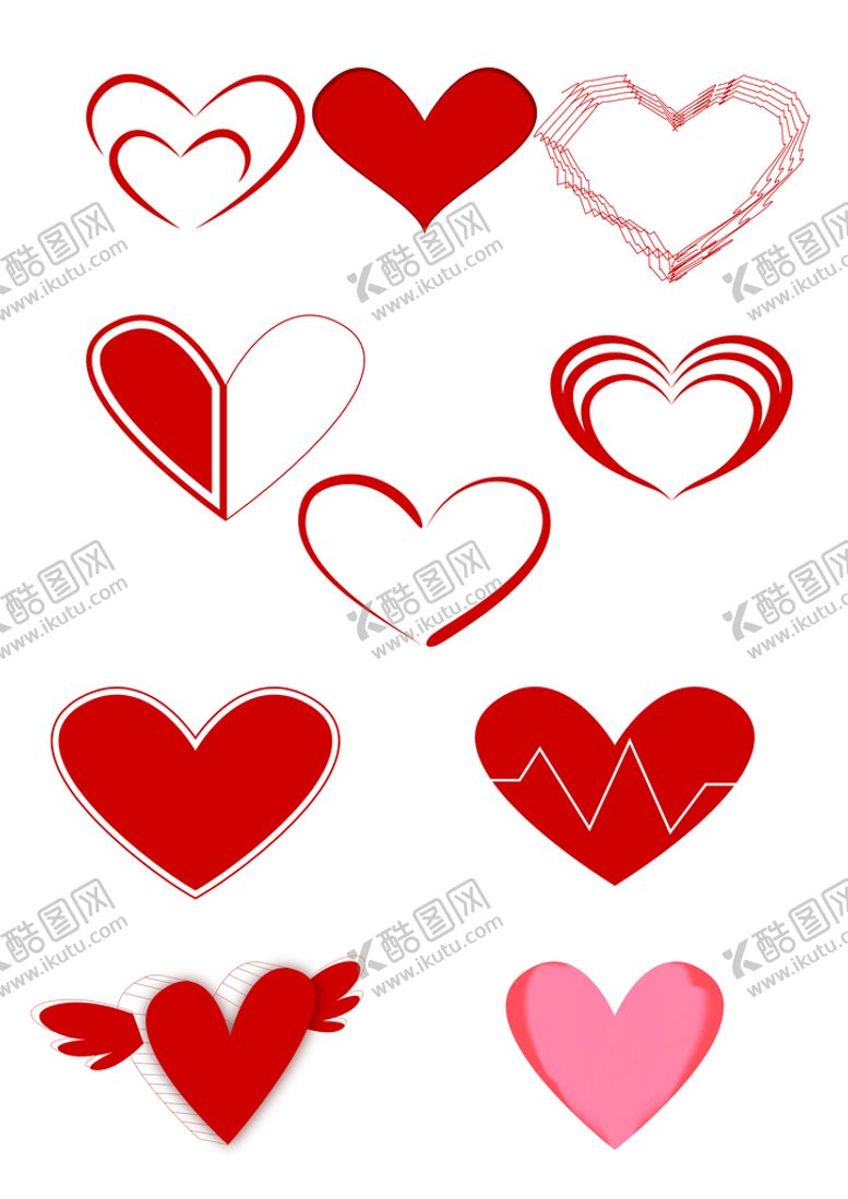 编号：57029809220759445243【酷图网】源文件下载-心形