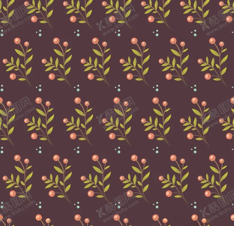 编号：29767706250242379537【酷图网】源文件下载-植物花纹背景