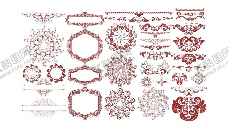 编号：54235611021636202942【酷图网】源文件下载-古典花纹