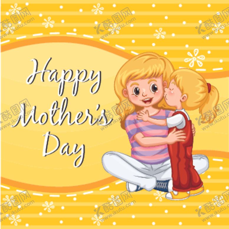编号：13933509190105421196【酷图网】源文件下载-卡通年轻妈妈