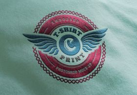 布料服装LOGO样机