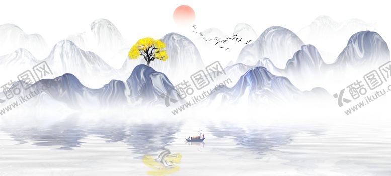 编号：38431209290106064716【酷图网】源文件下载-水墨山水