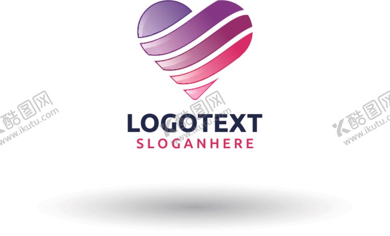 编号：14071309111722191673【酷图网】源文件下载-爱心标志