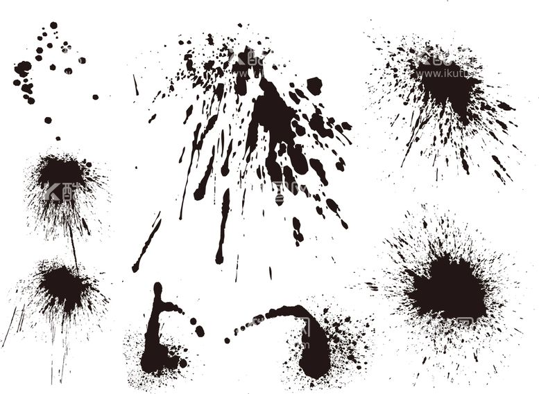 编号：56798510181557168266【酷图网】源文件下载-笔刷墨渍