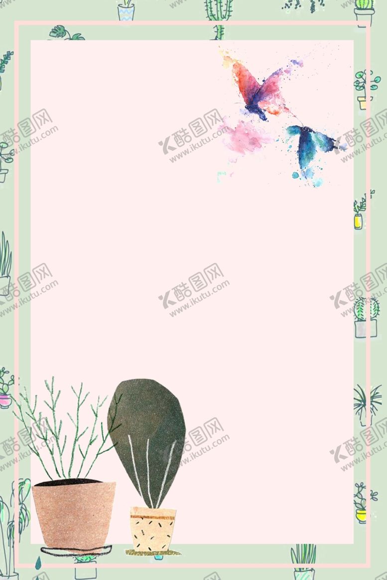 编号：82320307141234074036【酷图网】源文件下载-卡通花卉花边背景边框