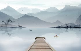 水墨风景