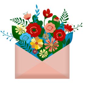 信封花