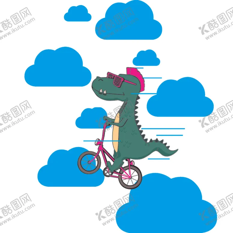 编号：71449707020434277996【酷图网】源文件下载-矢量恐龙插画